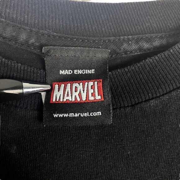 MAD ENGINE Men's Marvel Comic Black Wolverine Print Crew Neck T Shirt US M - Picture 8 of 8